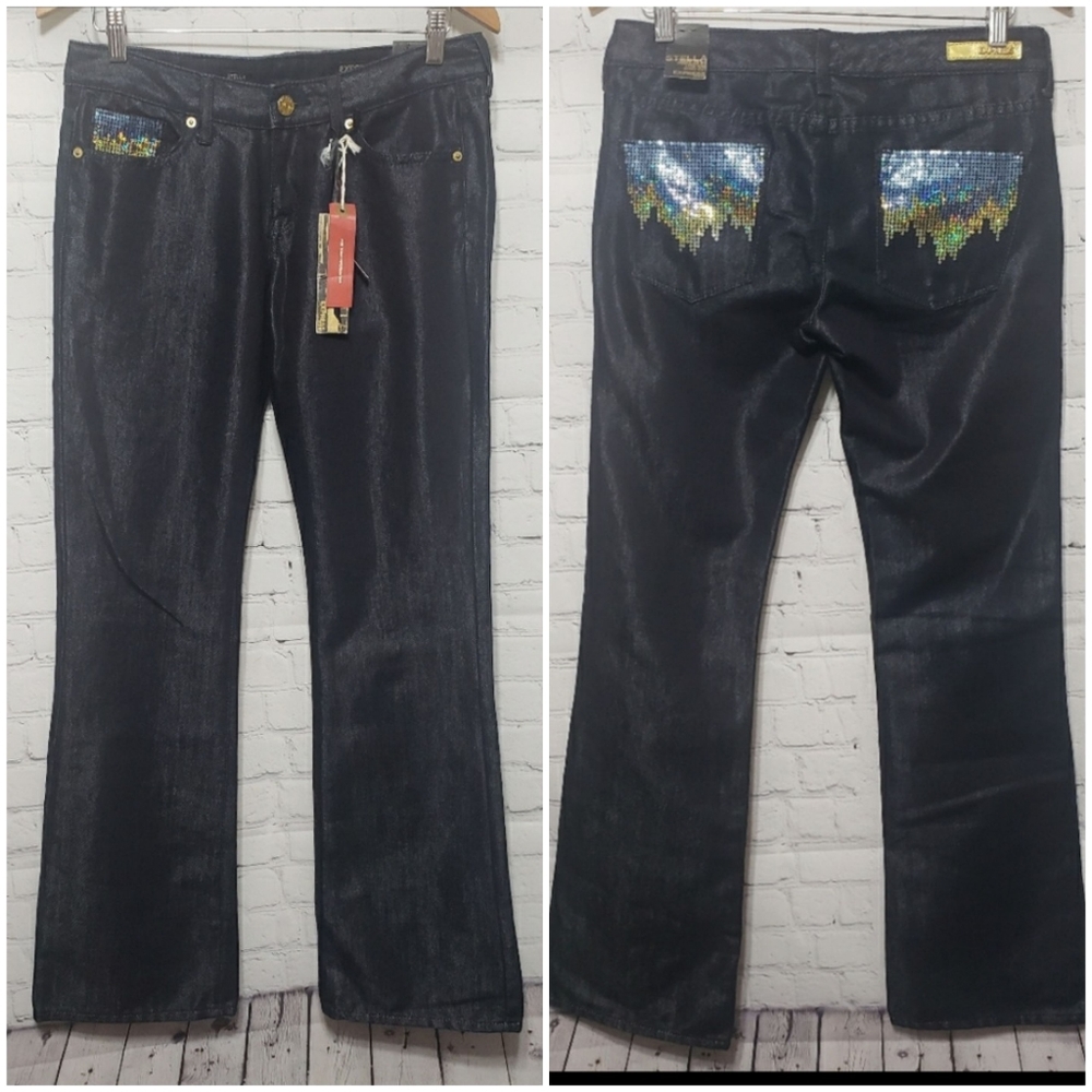Express Sz 4 NWT Stella Boot Cut Jeans 2008